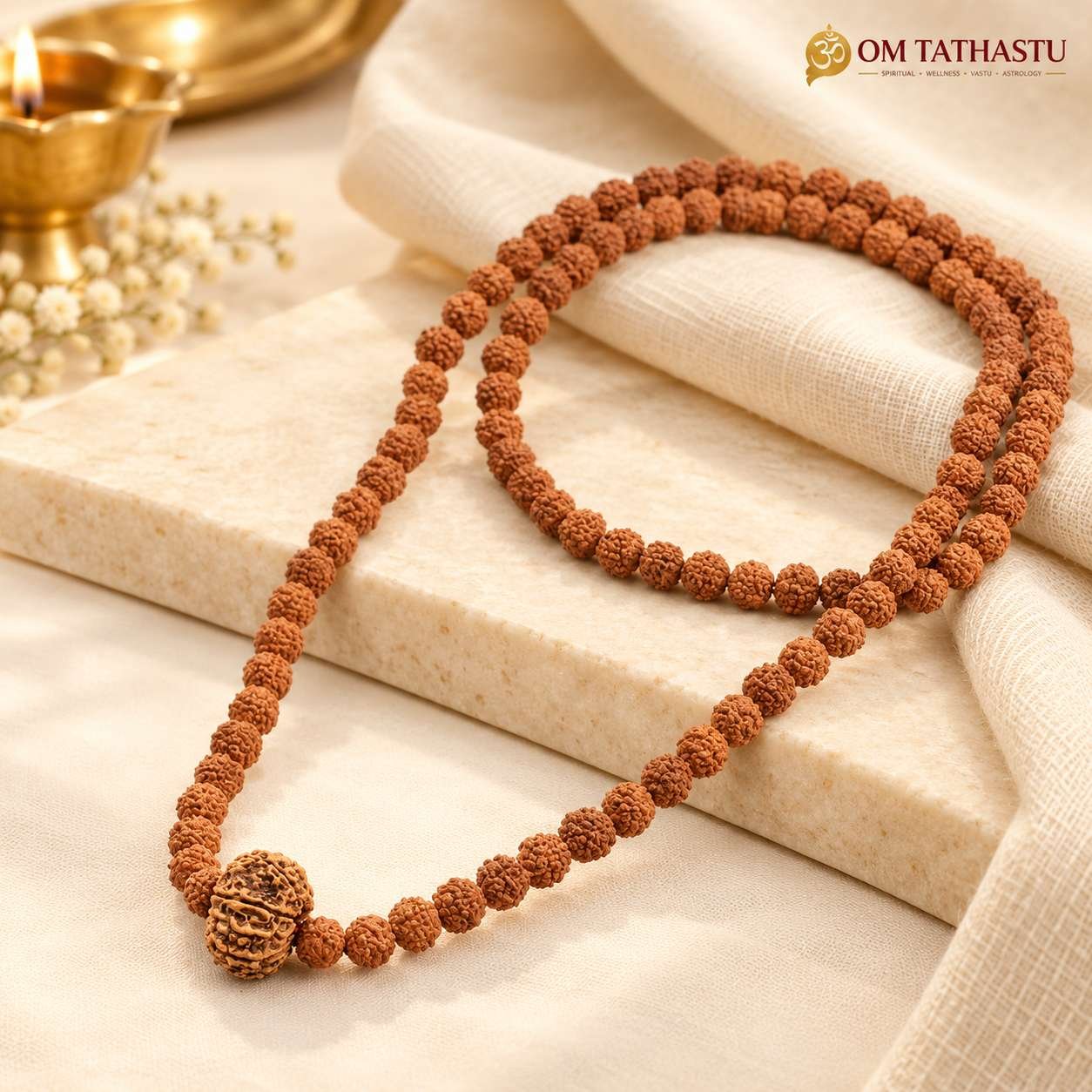 10 Mukhi Rudraksha in 5 Mukhi Mala
