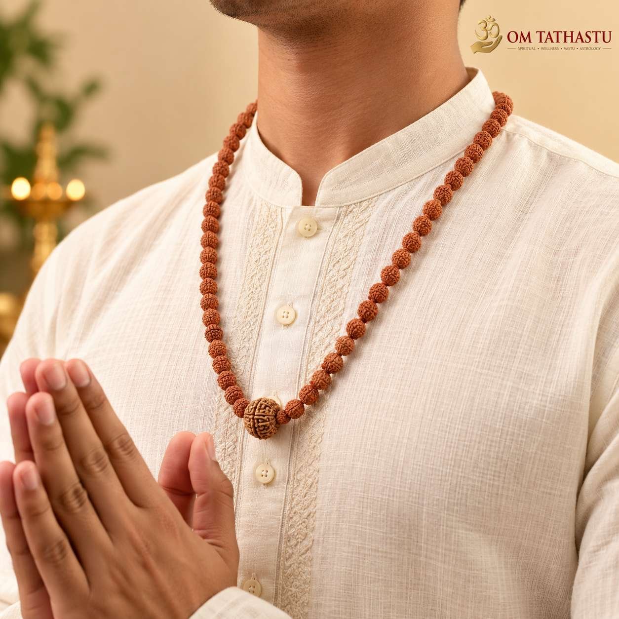 10 Mukhi Rudraksha in 5 Mukhi Mala - Image 7