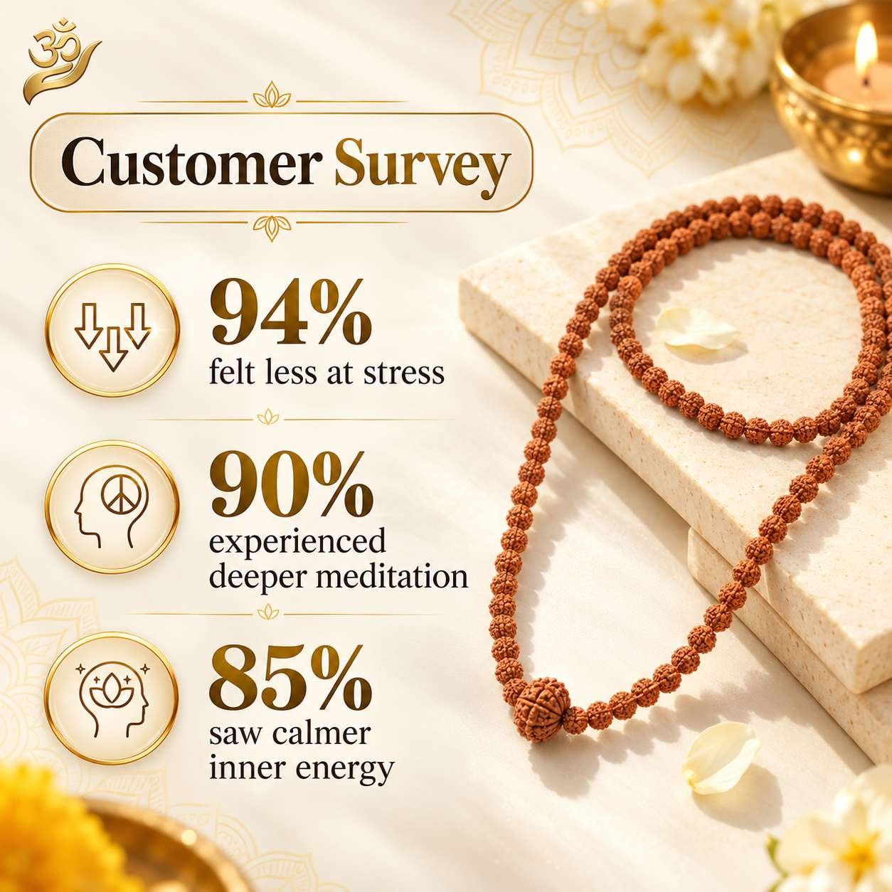 11 Mukhi Rudraksha in 5 Mukhi Mala - Image 10