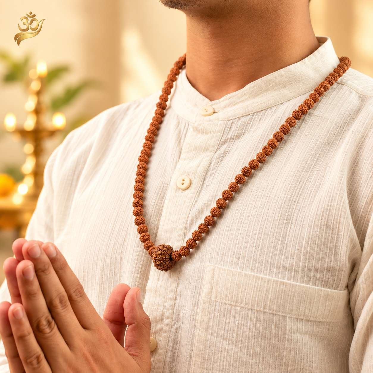 11 Mukhi Rudraksha in 5 Mukhi Mala - Image 5