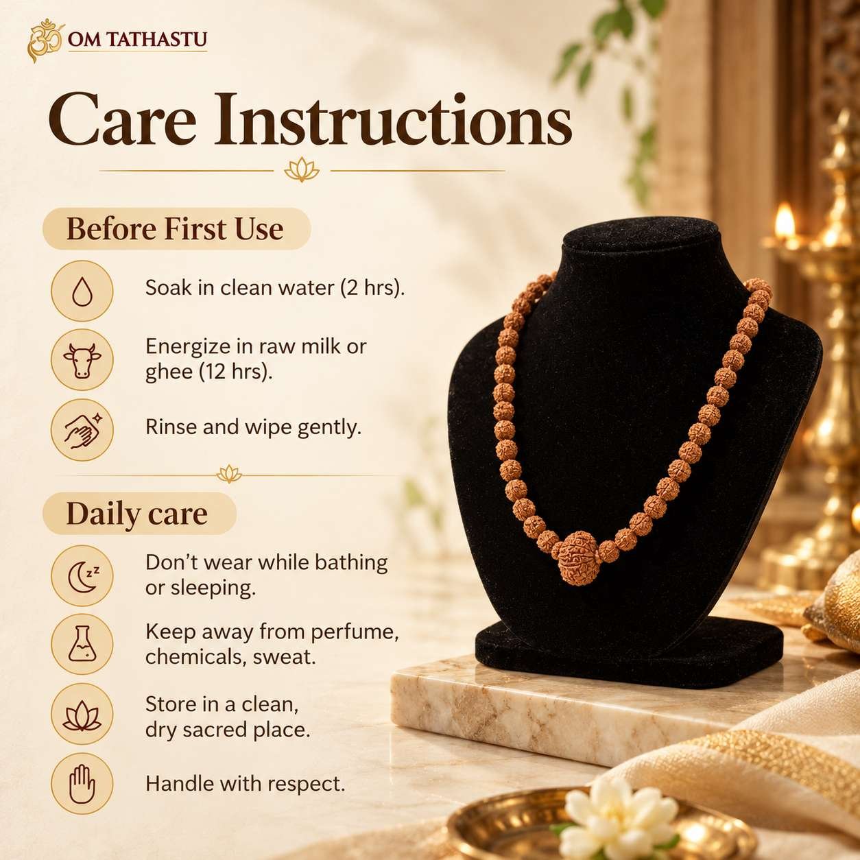 11 Mukhi Rudraksha in 5 Mukhi Mala - Image 6