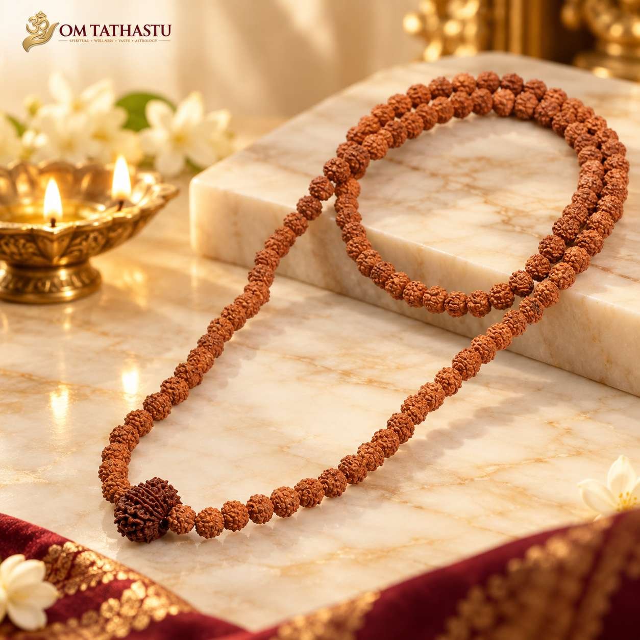 12 Mukhi Rudraksha in 5 Mukhi Mala
