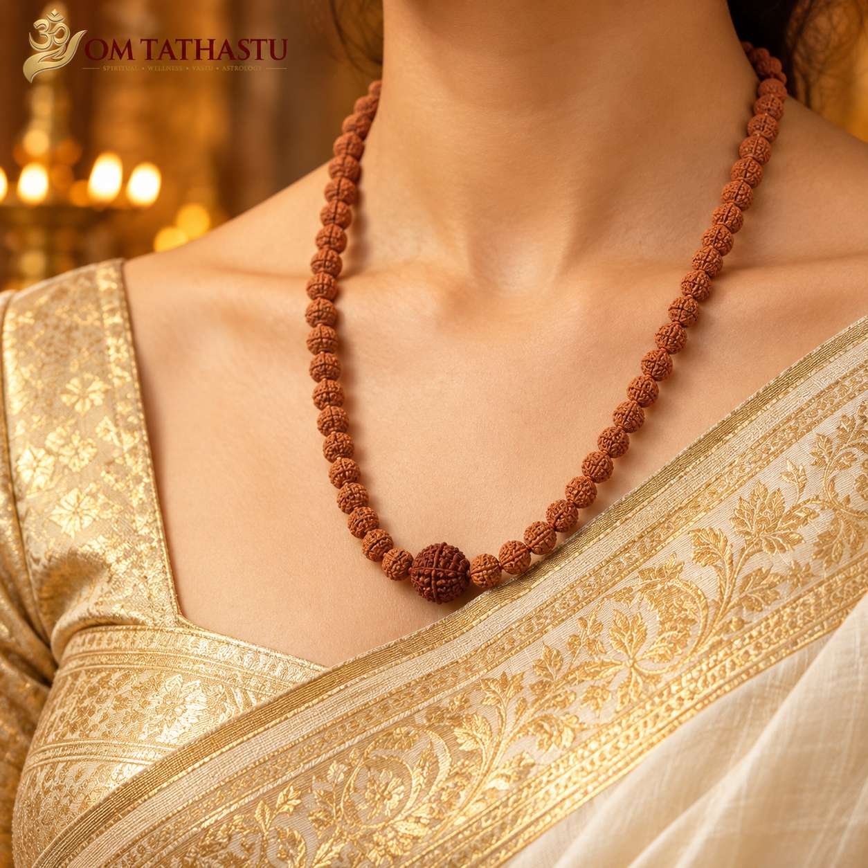 12 Mukhi Rudraksha in 5 Mukhi Mala - Image 8