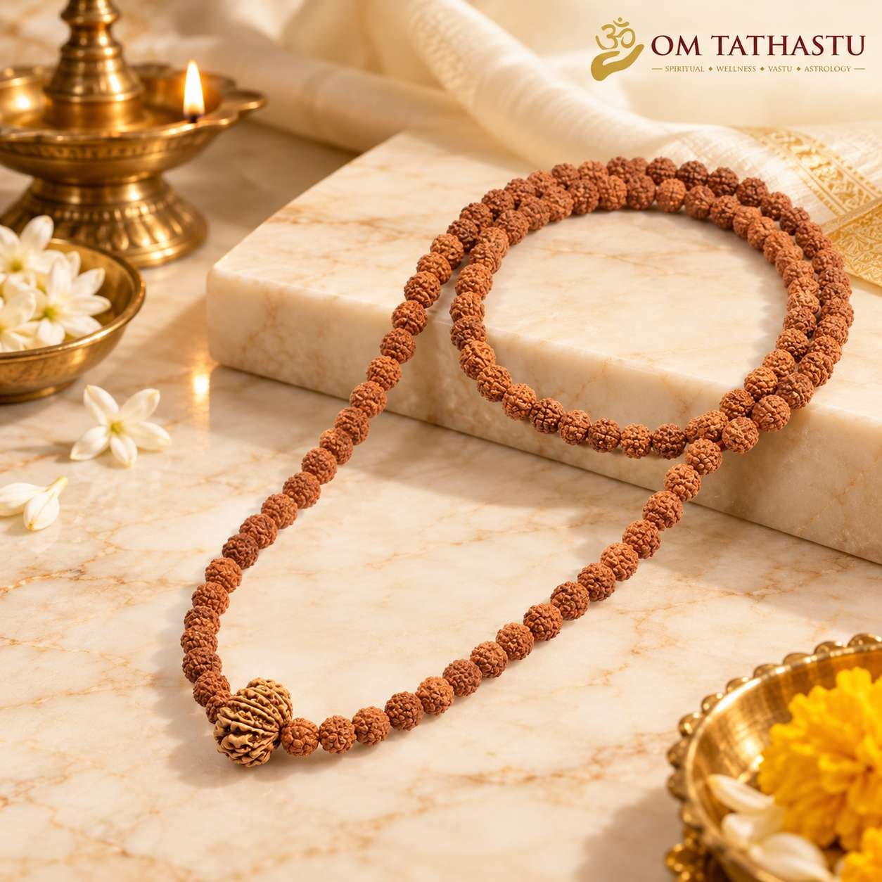 13 Mukhi Rudraksha in 5 Mukhi Mala