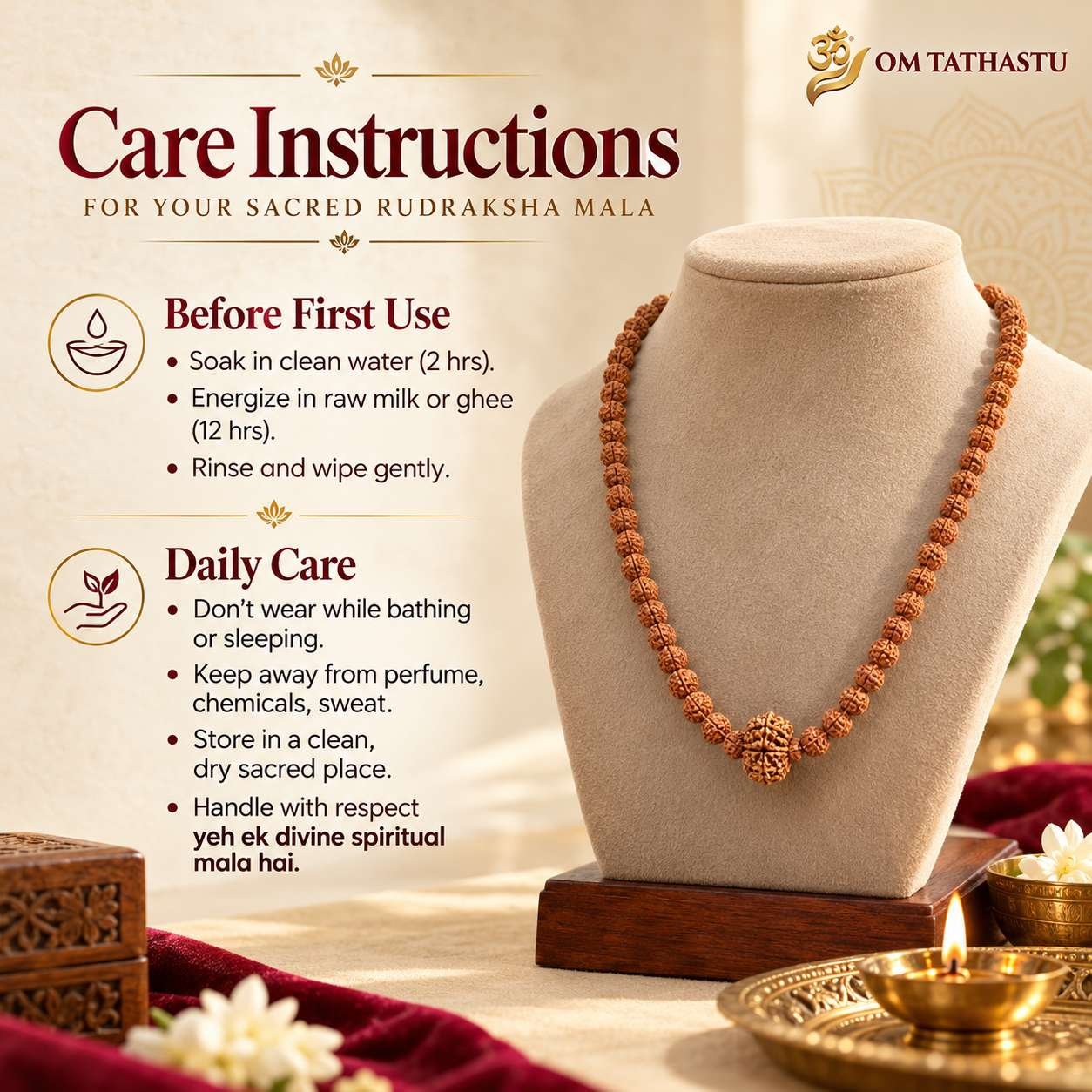 13 Mukhi Rudraksha in 5 Mukhi Mala - Image 10