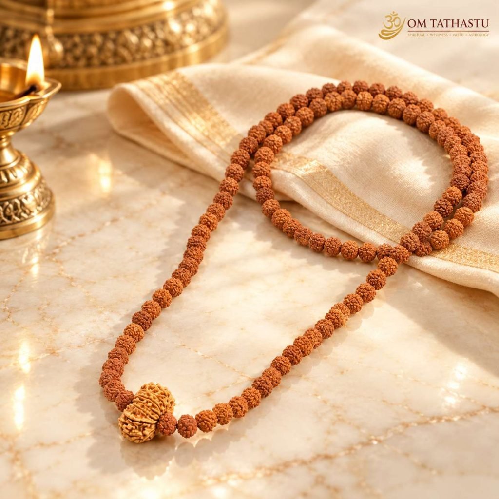 14 Mukhi Rudraksha in 5 Mukhi Mala