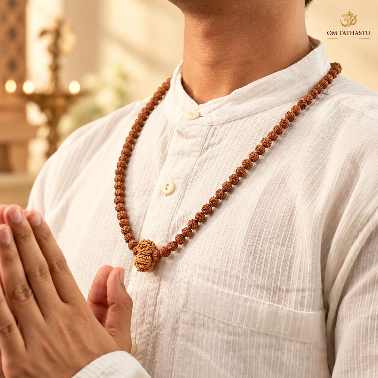 14 Mukhi Rudraksha in 5 Mukhi Mala - Image 7