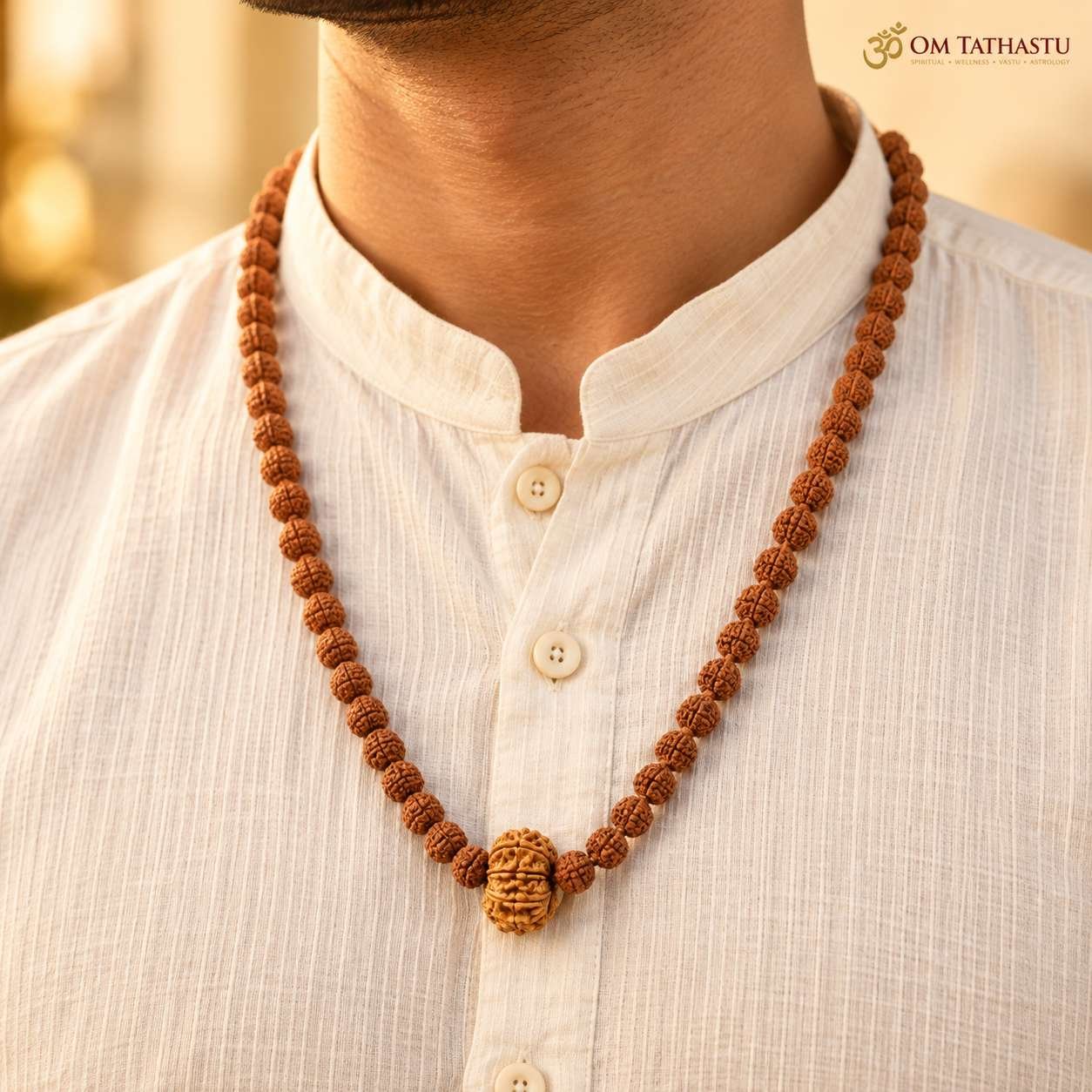 14 Mukhi Rudraksha in 5 Mukhi Mala - Image 8