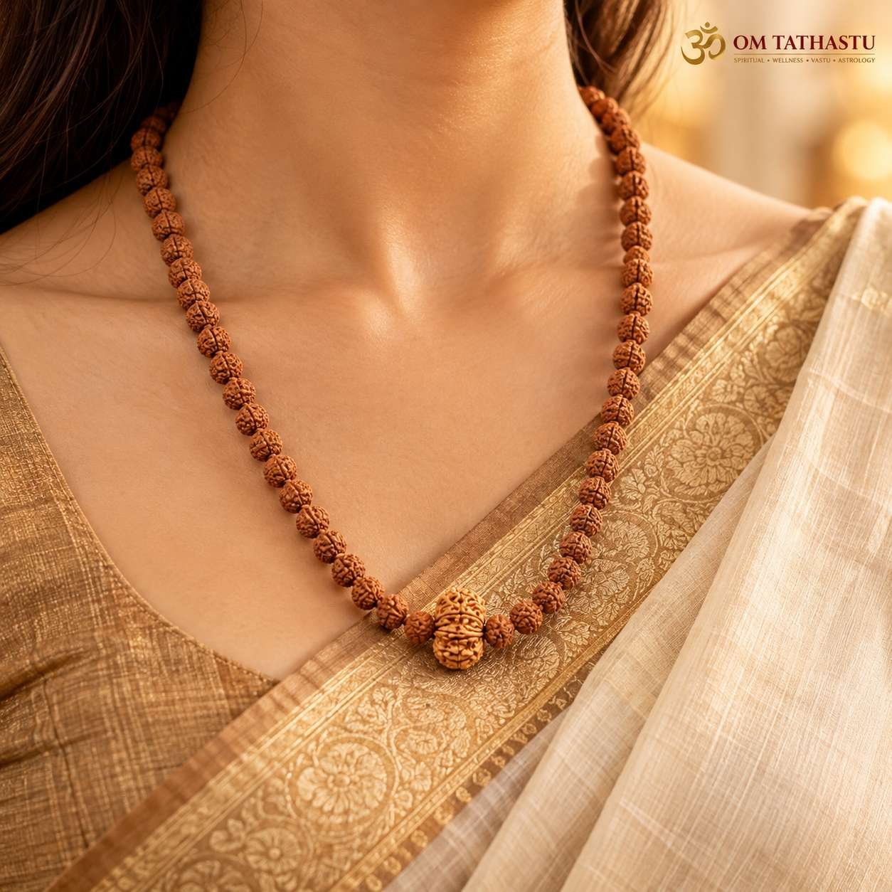 14 Mukhi Rudraksha in 5 Mukhi Mala - Image 9