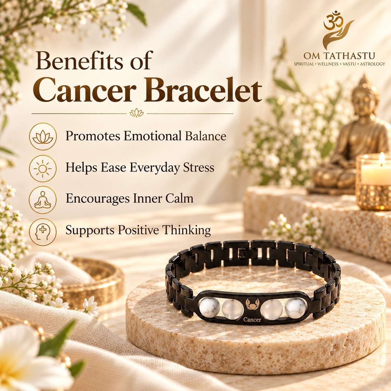 Cancer Metal Zodiac Bracelet - Image 7