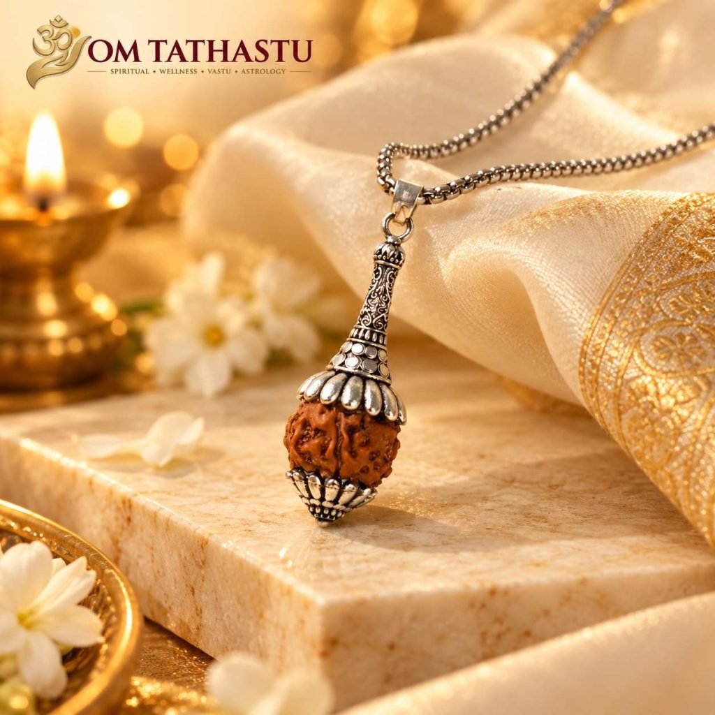 Rudraksha Hanuman Gada Pendant