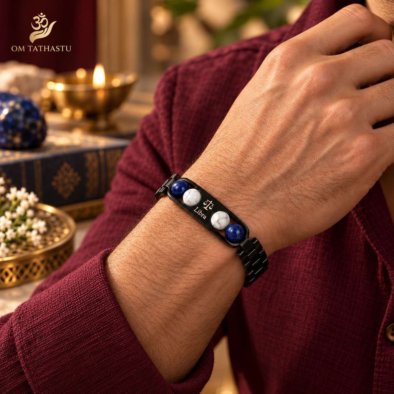 Libra Metal Zodiac Bracelet - Image 4