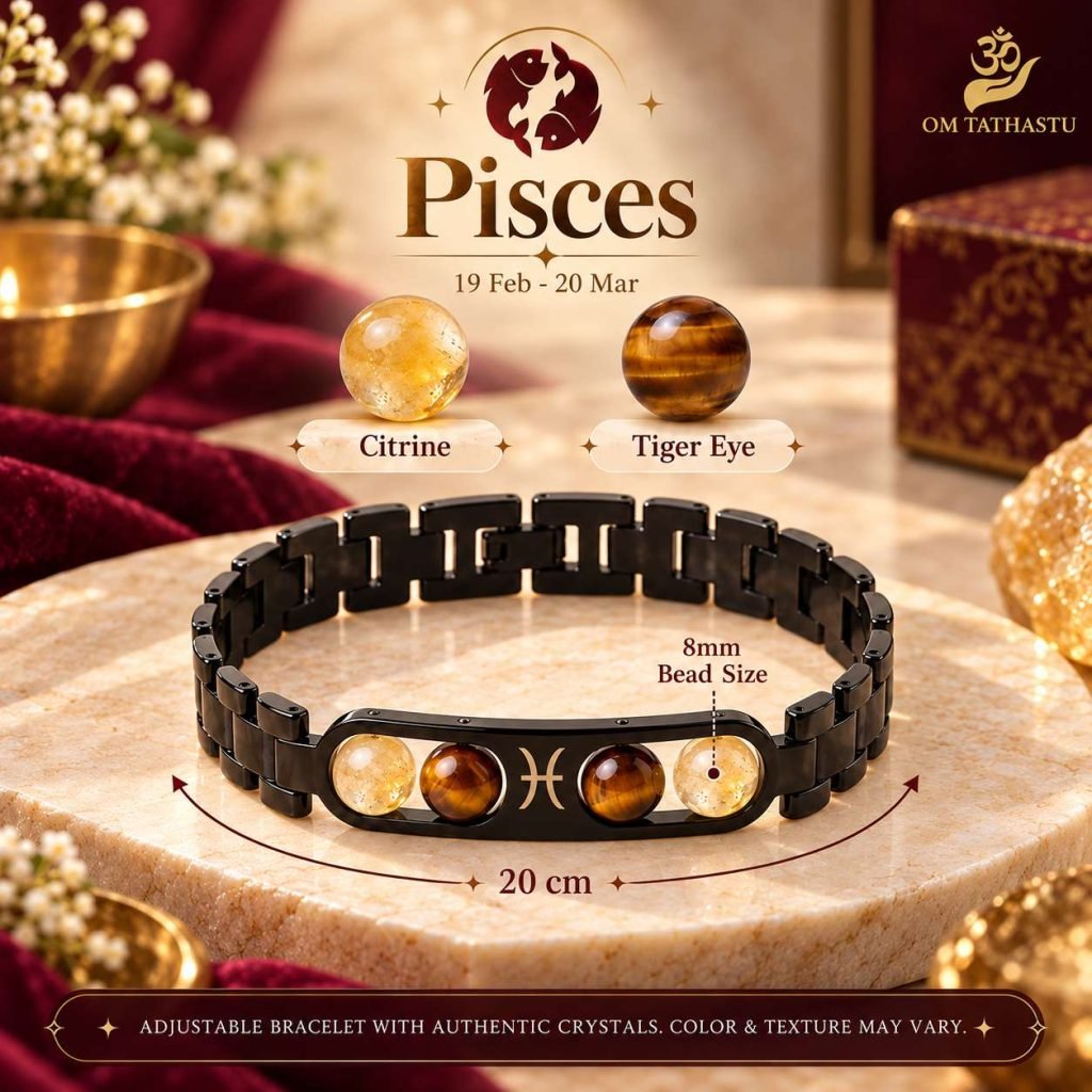 Pisces Metal Zodiac Bracelet