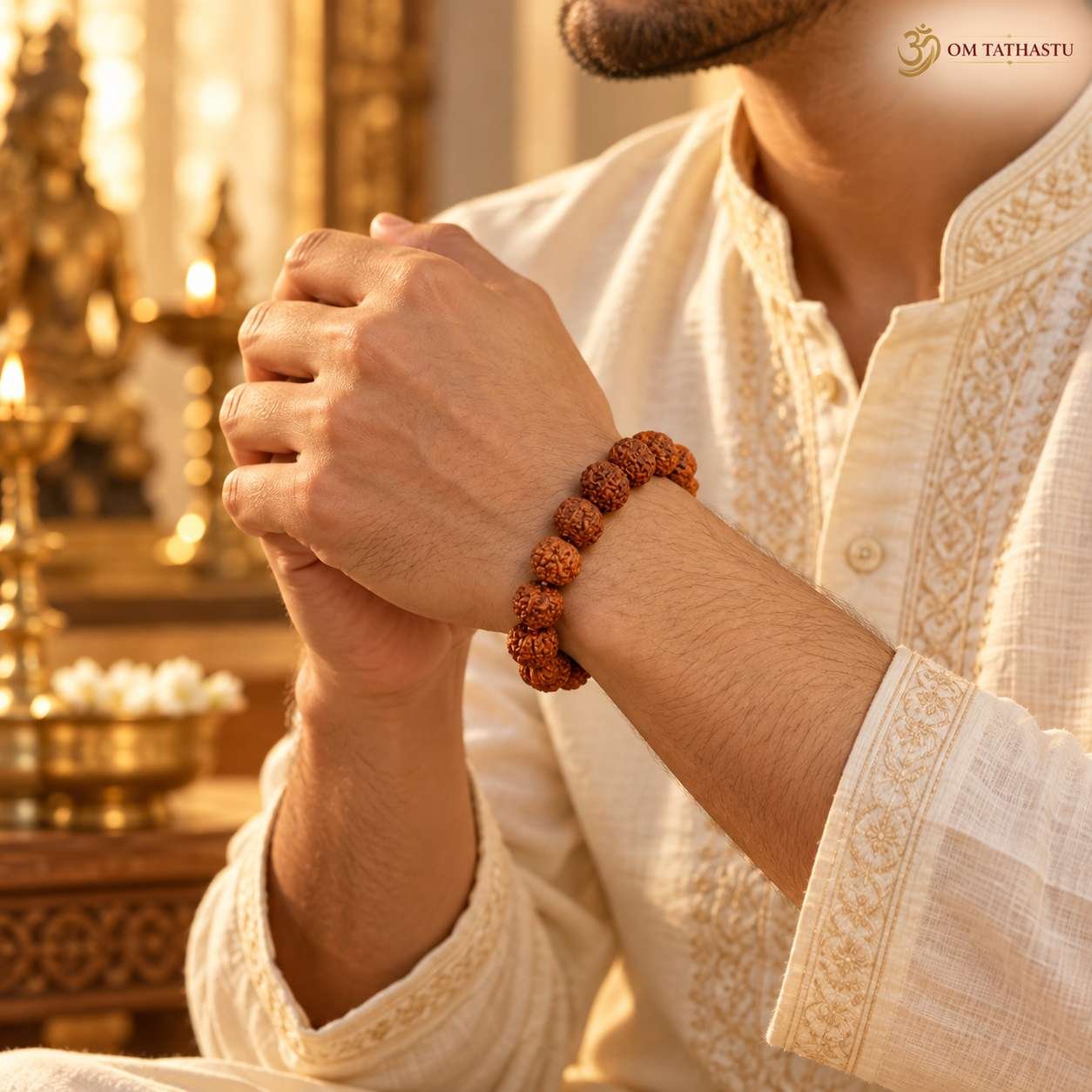 Siddh 7 Mukhi Rudraksha Bracelet - Image 3