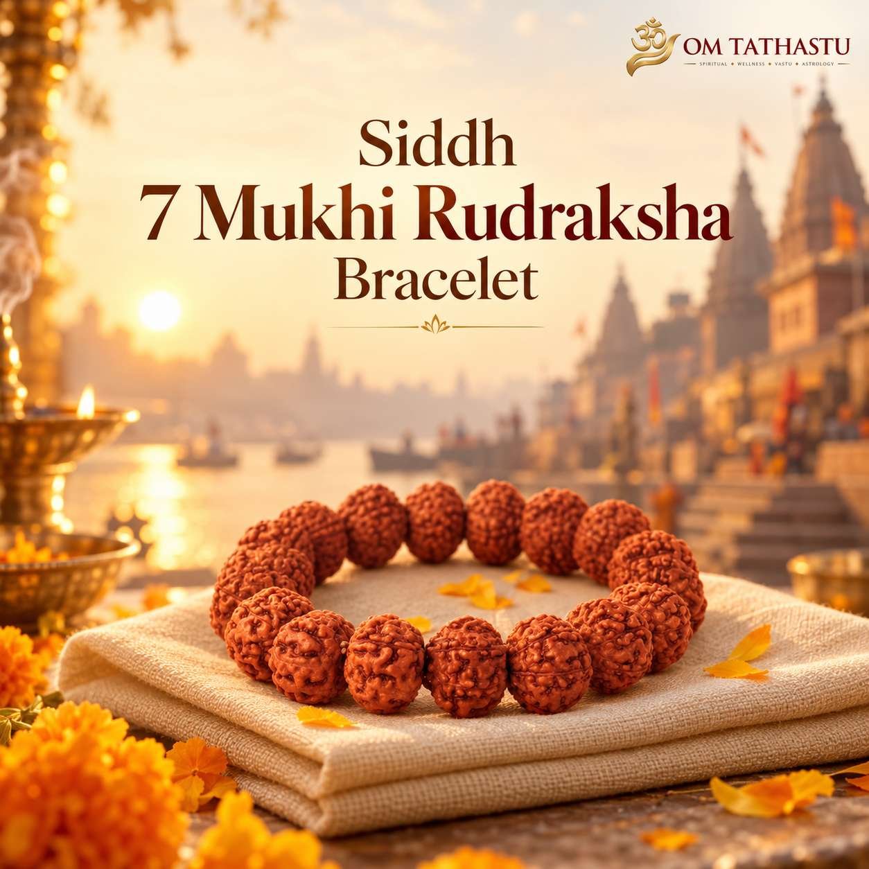 Siddh 7 Mukhi Rudraksha Bracelet - Image 6