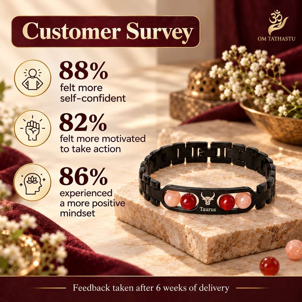 Taurus Metal Zodiac Bracelet - Image 3