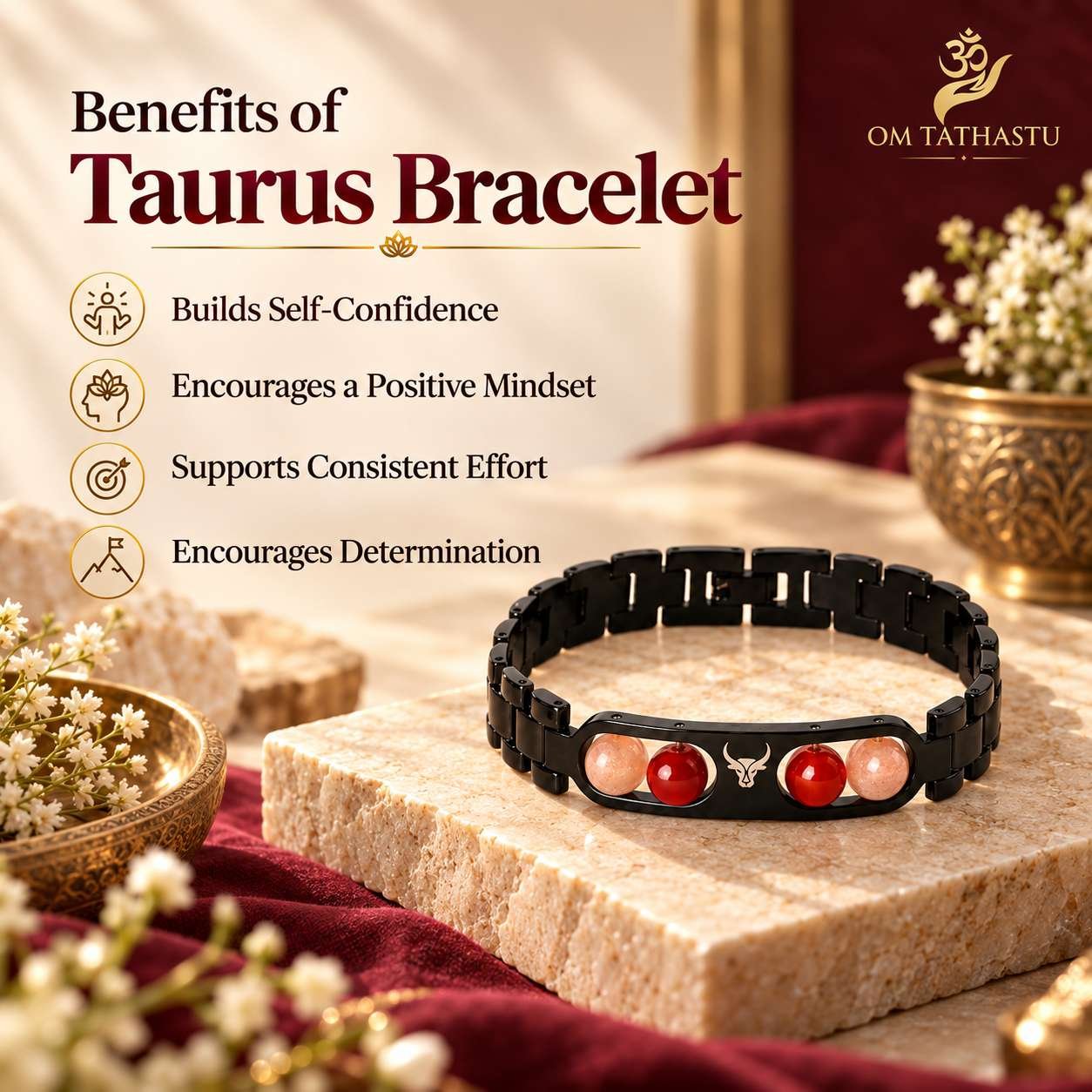 Taurus Metal Zodiac Bracelet - Image 4