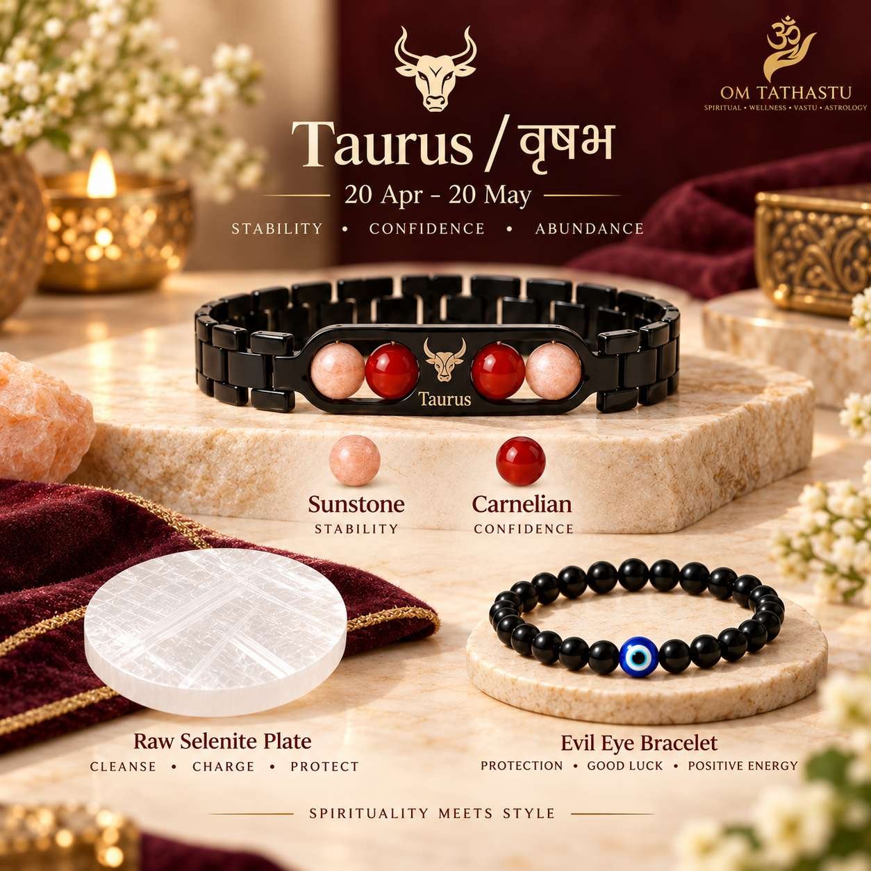 Taurus Metal Zodiac Bracelet - Image 6